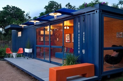 Nhà container đẹp dùng để làm quán cà phê, hoặc của hàng